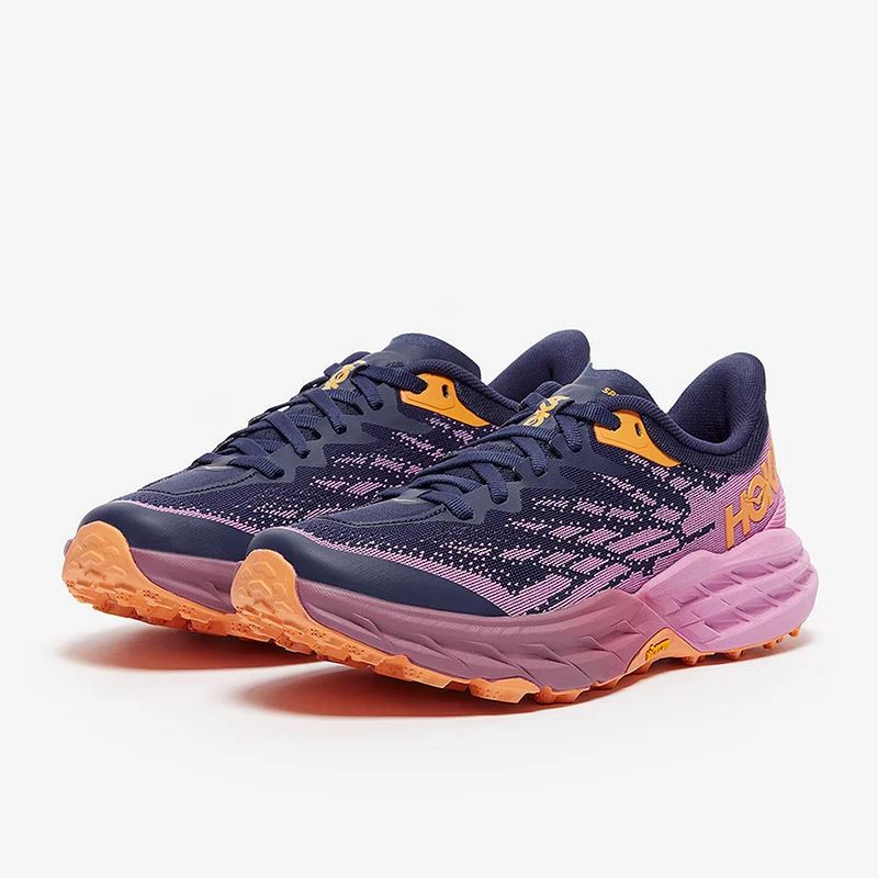Hoka Femme Speedgoat 5 - Bleu Baromètre/Cyclamen