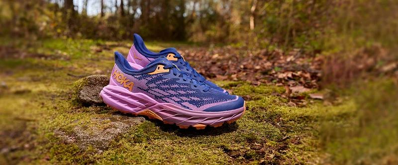 Hoka Femme Speedgoat 5 - Bleu Baromètre/Cyclamen