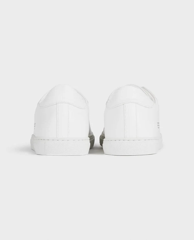 Leather Lace Up Casual Sneaker