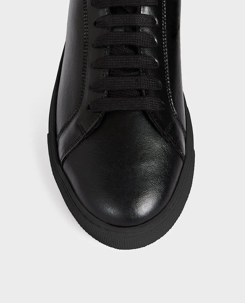 Leather Lace Up Casual Sneaker