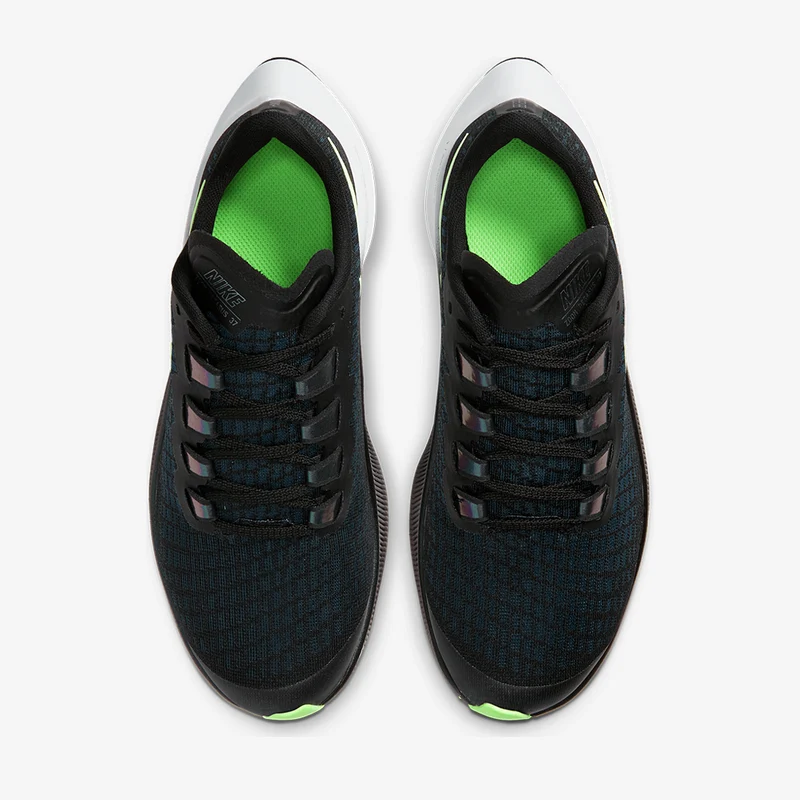 Nike Boys Air Zoom Pegasus 37 - Ã‚Â Black/Lime Blast-Valerian Blue
