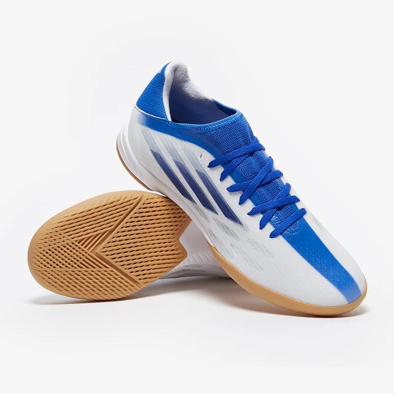 adidas X Speedflow.3 IN - Blanc/Indigo/Bleu Hi