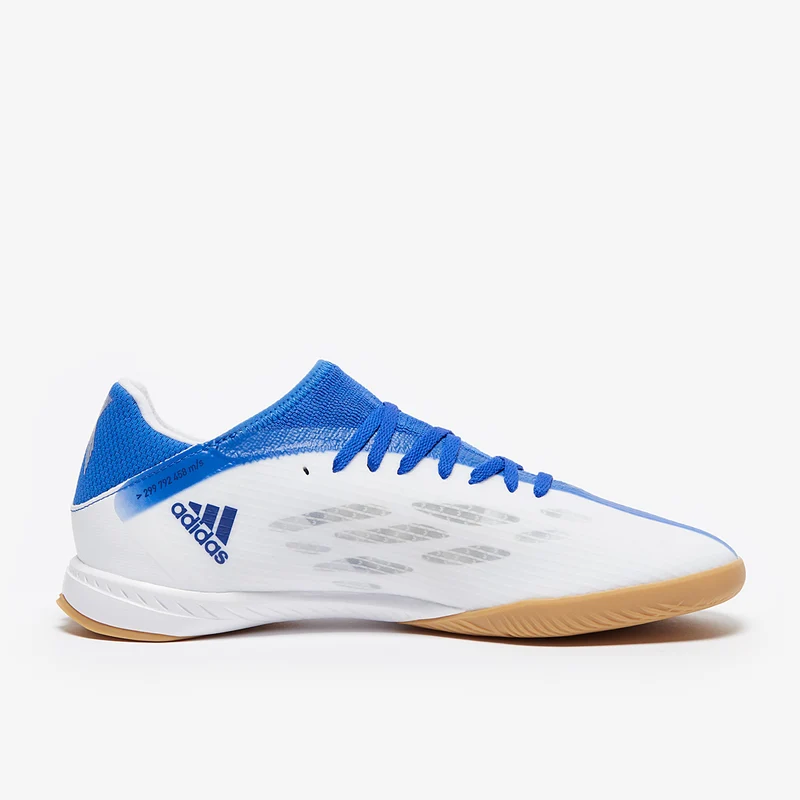 adidas X Speedflow.3 IN - Blanc/Indigo/Bleu Hi
