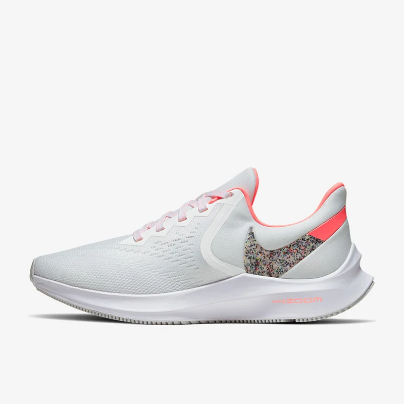 Nike Womens Air Zoom Winflo 6 - Ã‚Â Summit White/Lava Glow