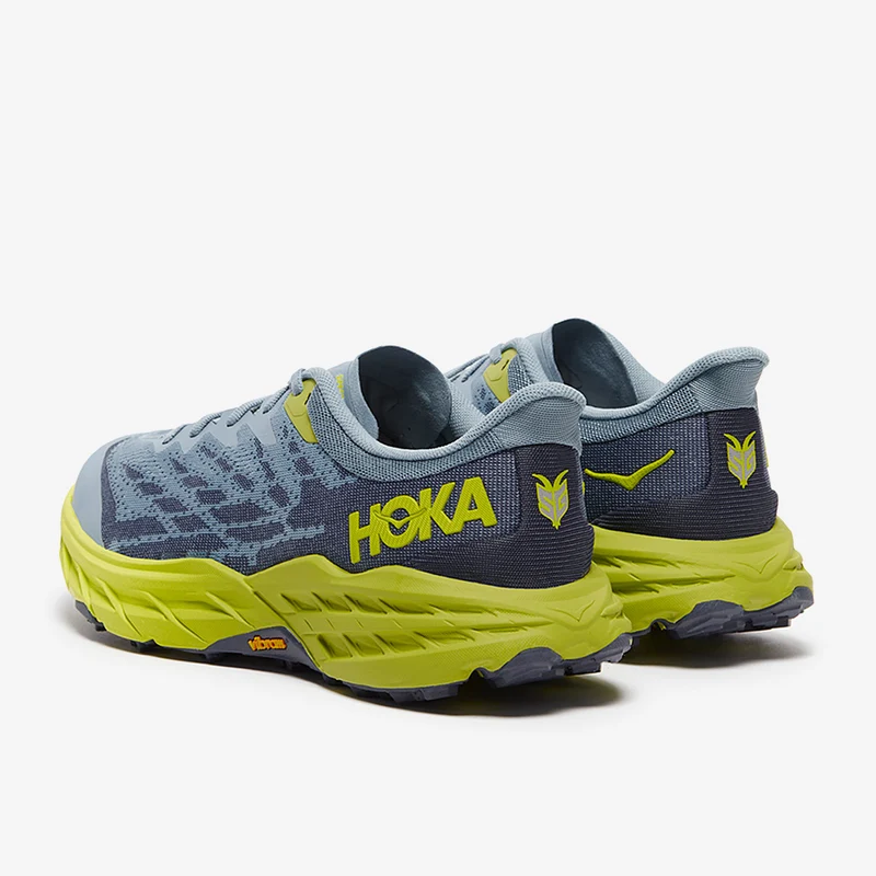 Hoka Speedgoat 5 - Bleu Pierre/Citron Foncé