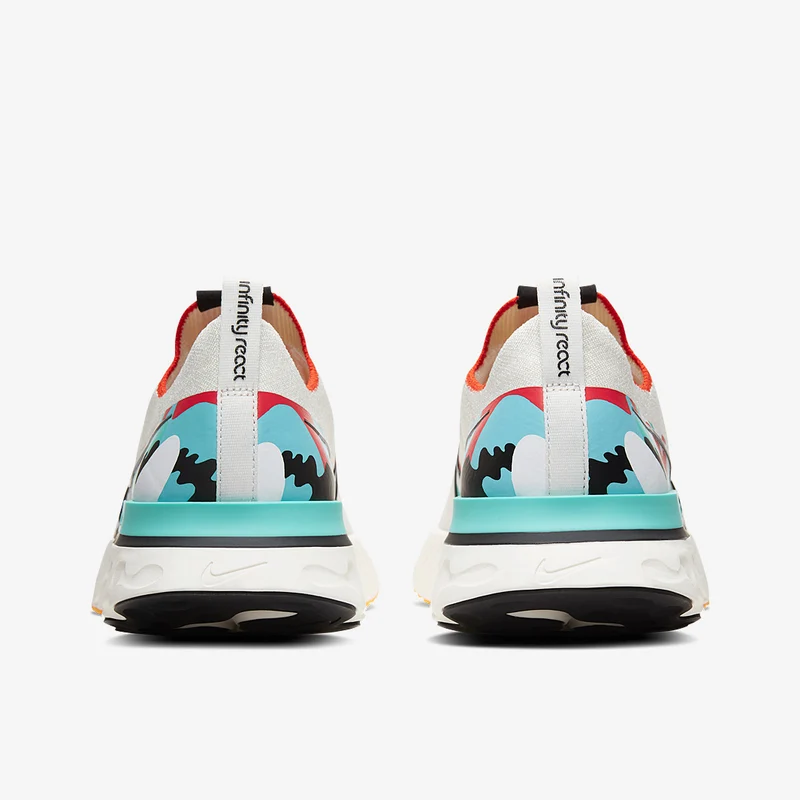 Nike React Infinity Run Flyknit A.I.R. - Sail/Black-Track Red
