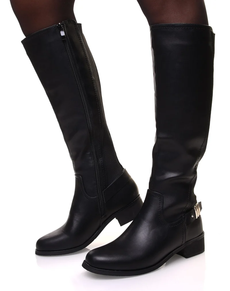 Bottes cavalières noires