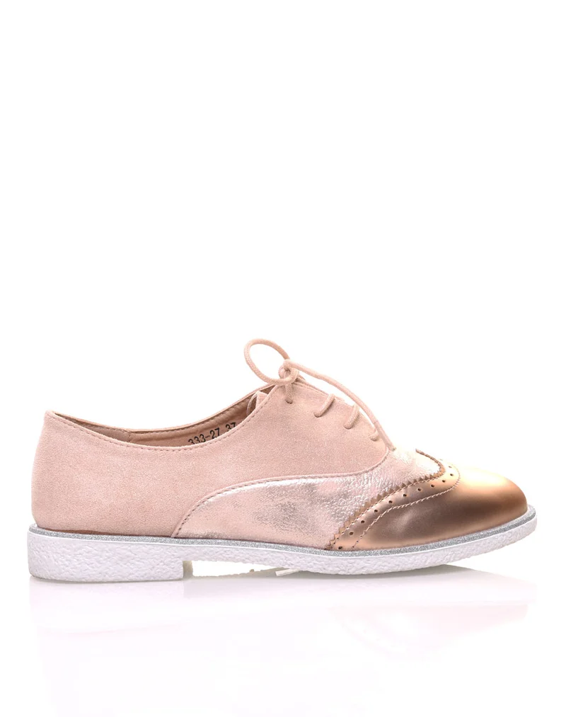 Derbies roses effet suédine