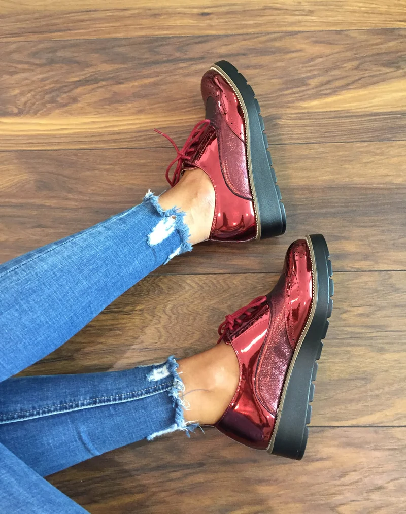 Derbies bordeaux bi matières