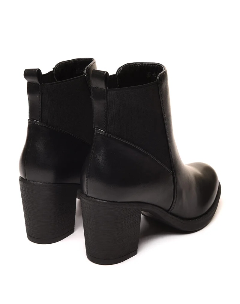 Chelsea boots noires à talons