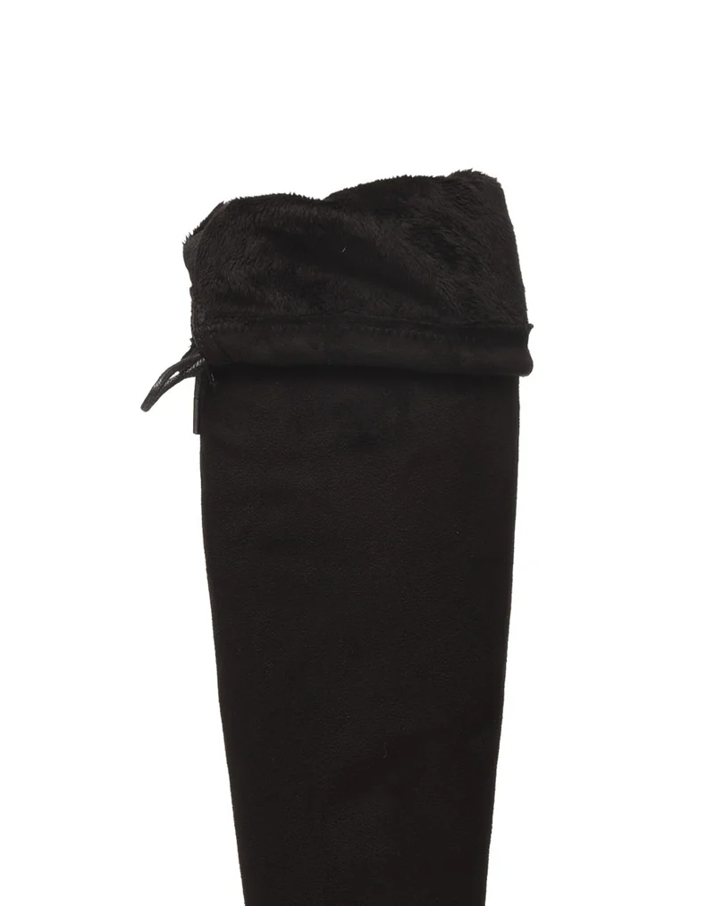 Cuissardes à talons ajustables en haut intérieur fourré