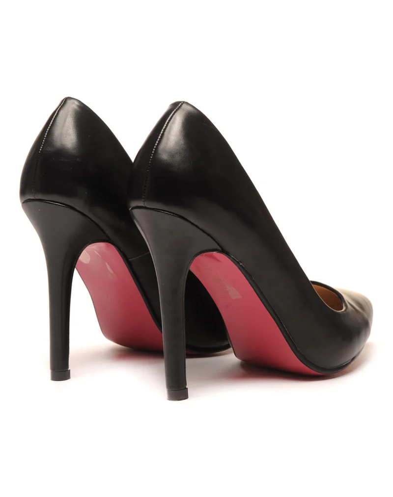 Escarpin noir bout pointu