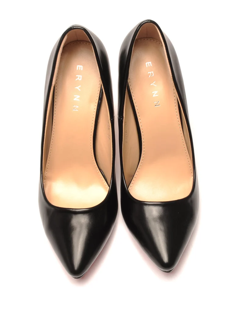 Escarpin noir bout pointu
