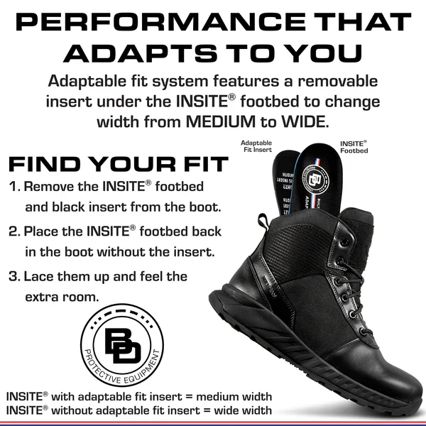 Carhartt - Men's Black Diamond 8" Side Zip Comp Toe Boot - BDX8301