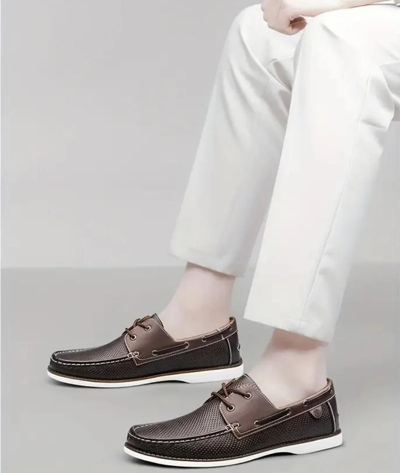 Mocassins Style Bateau En Daim Pour Homme