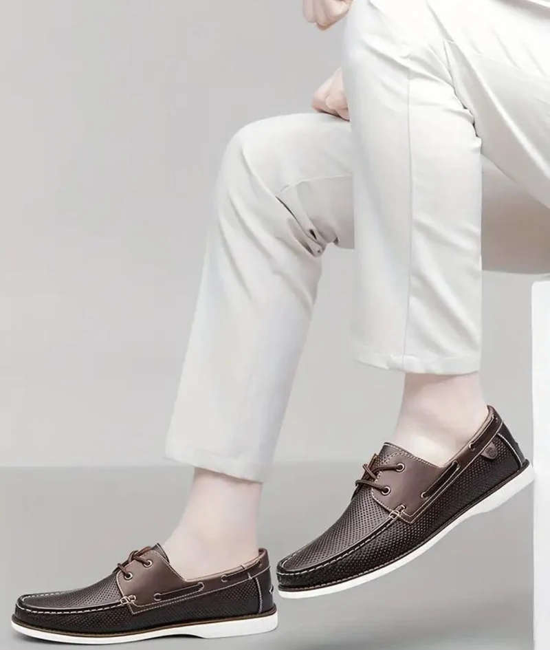Mocassins Style Bateau En Daim Pour Homme