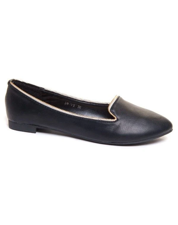 Chaussure femme Belluci: Ballerines noires slippers