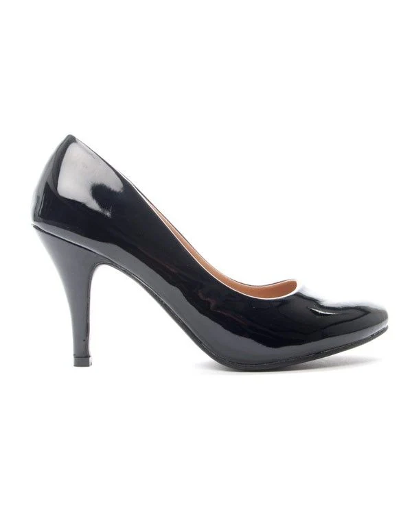 Chaussure femme Alicia: Escarpins vernis noir