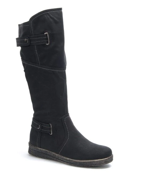 Chaussures femme Sunrise C: Botte femme noire