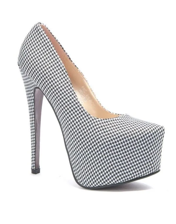 Chaussures femme Sergio Todzi: Escarpins damier noir/blanc