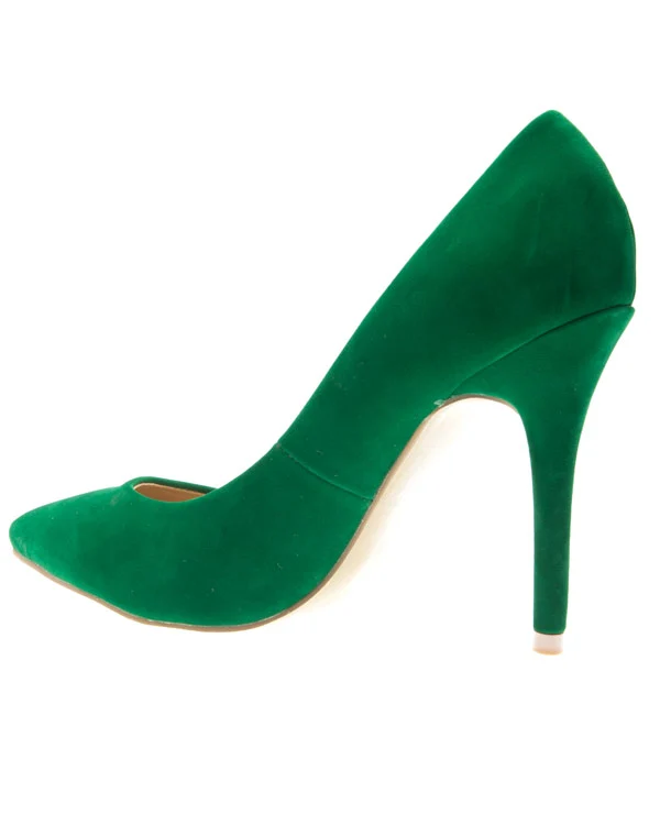 Chaussure femme Style Shoes: Escarpin vert