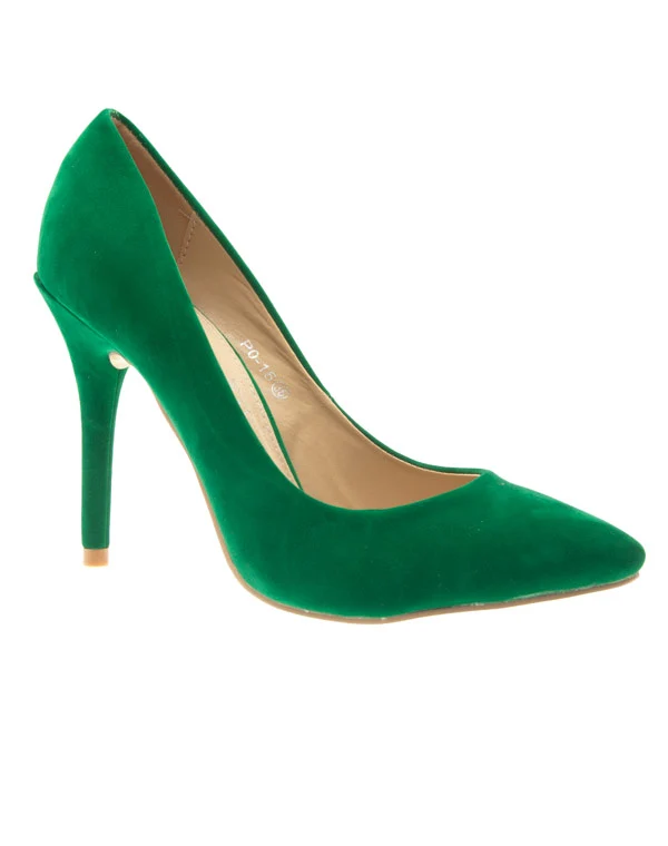 Chaussure femme Style Shoes: Escarpin vert
