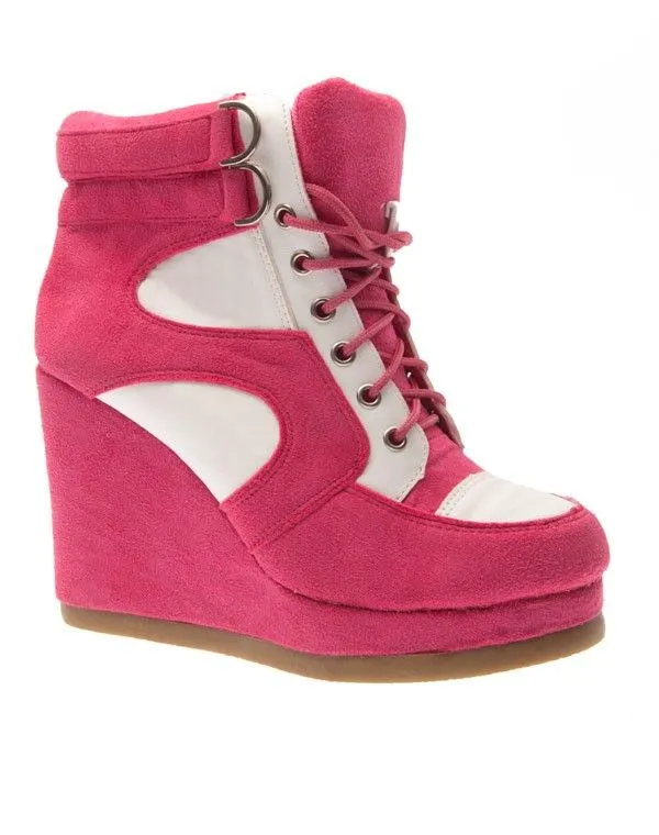 Chaussure femme Sergio Todzi: Basket montante fuchsia