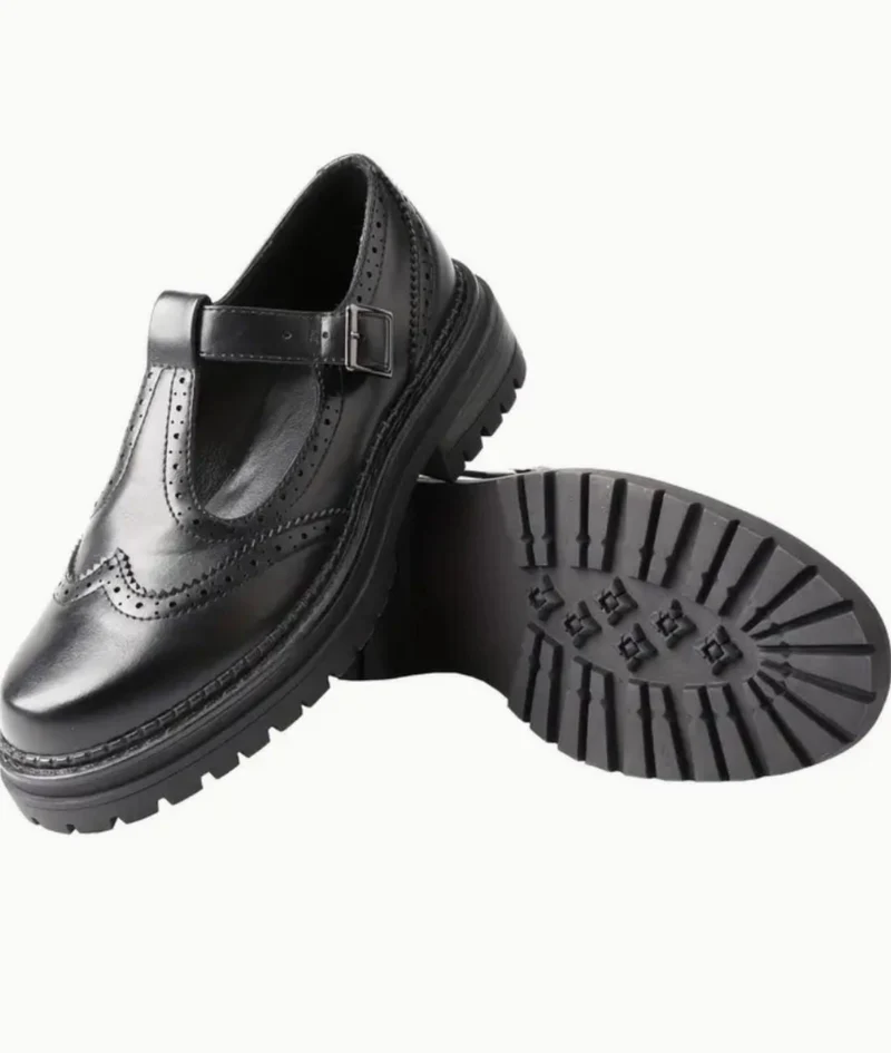 Mocassins Orthopédiques À Bride Et Semelle Épaisse