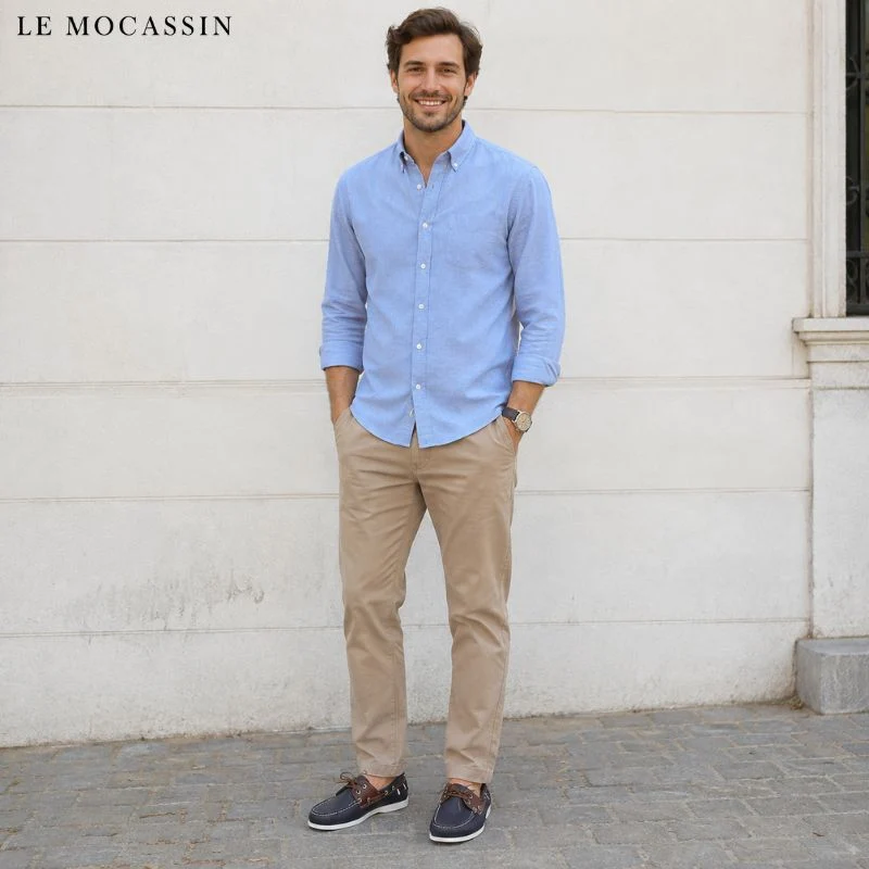 Mocassins Souples Tendances En Cuir Synthétique Pour Homme