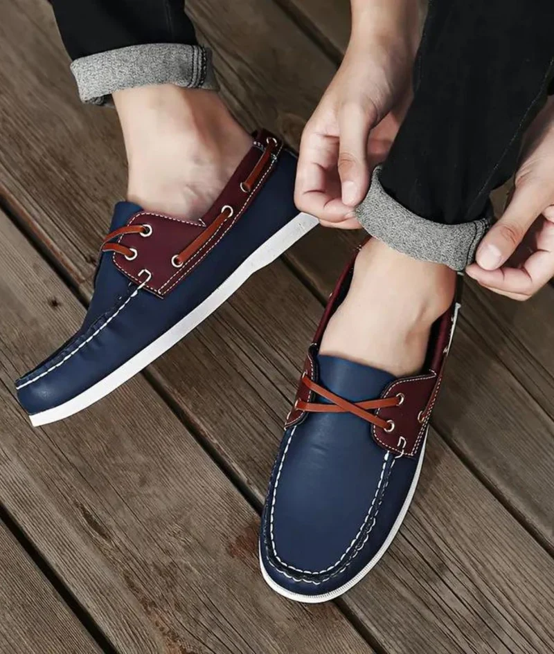 Mocassins Souples Tendances En Cuir Synthétique Pour Homme
