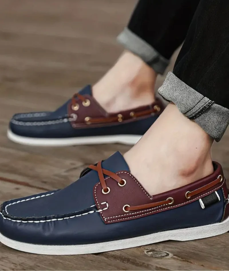 Mocassins Souples Tendances En Cuir Synthétique Pour Homme