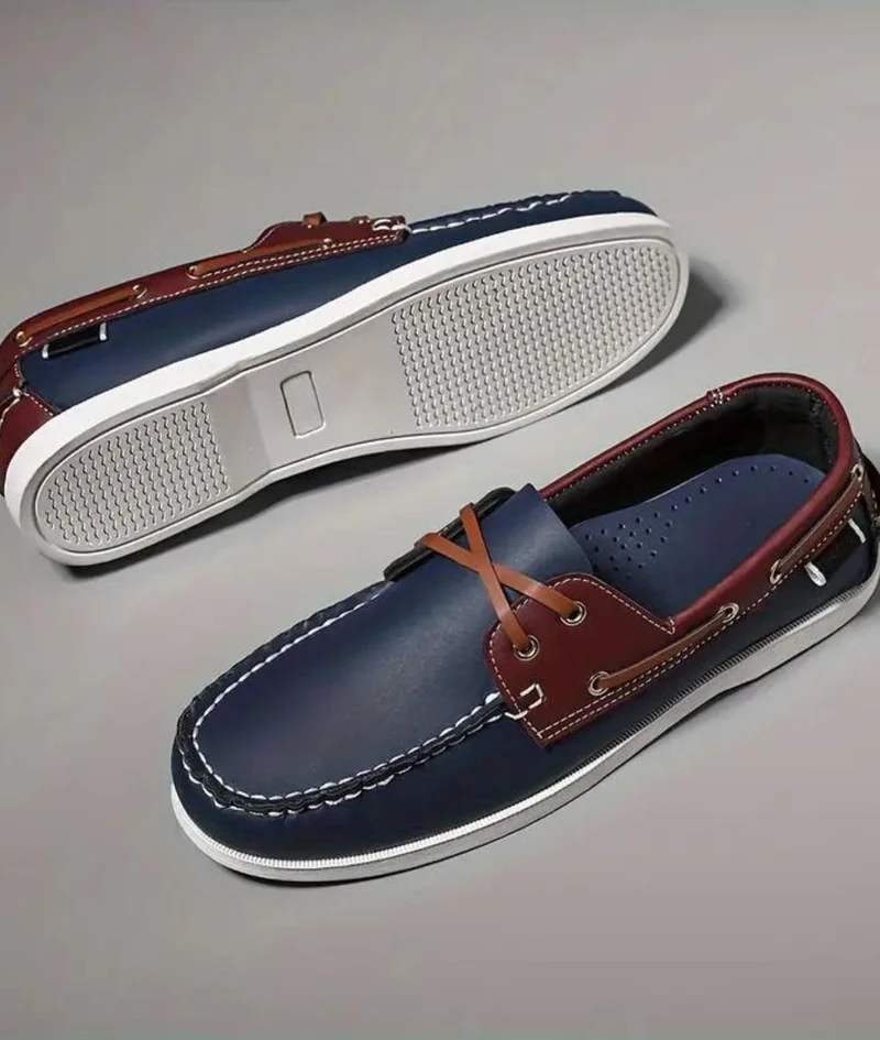 Mocassins Souples Tendances En Cuir Synthétique Pour Homme