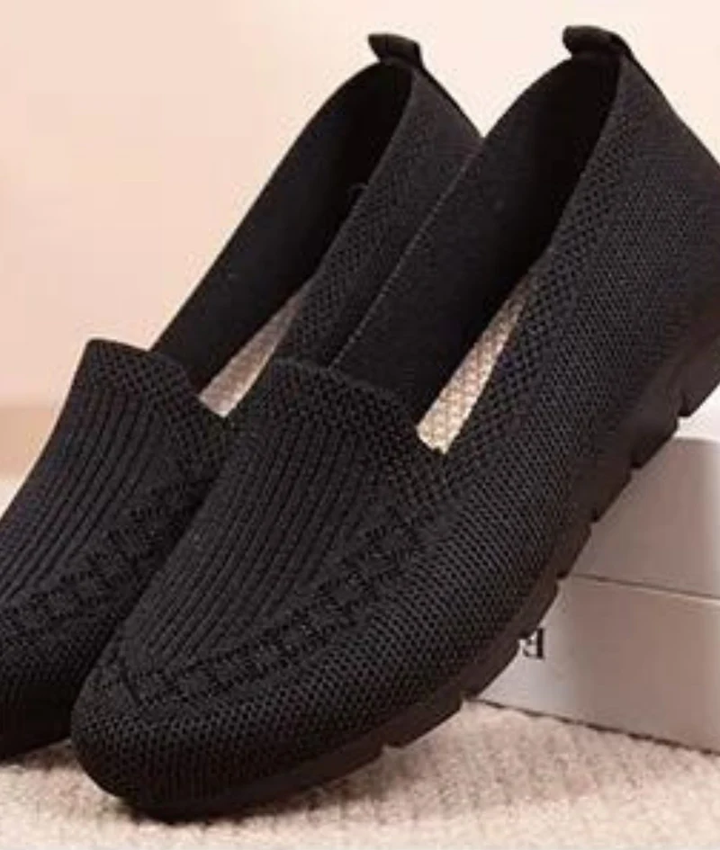 Mocassins Souples En Maille Pour Femmes