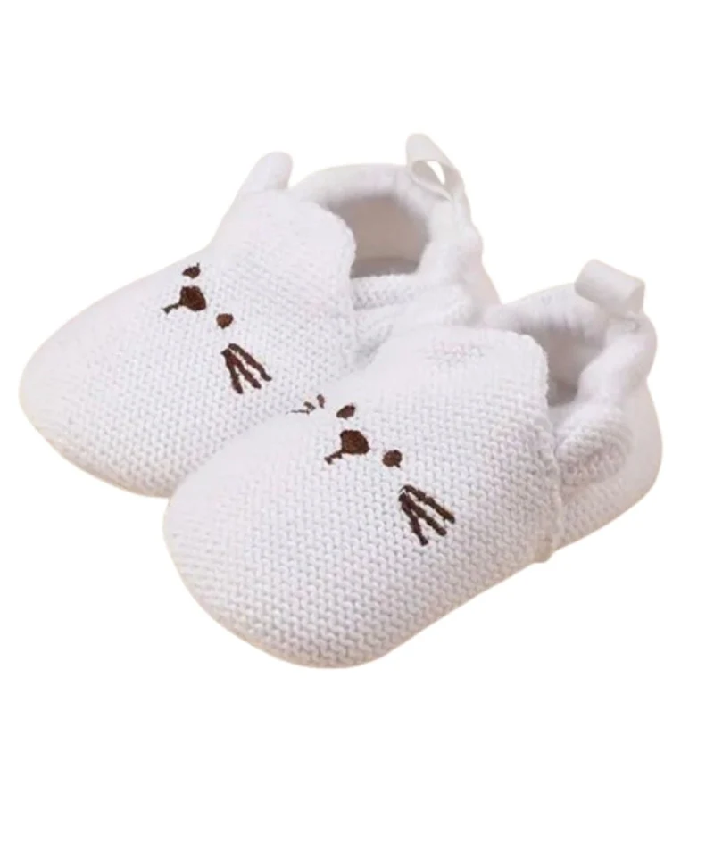 Mocassins Souples Avec Motif Chaton Pour Bébé Fille