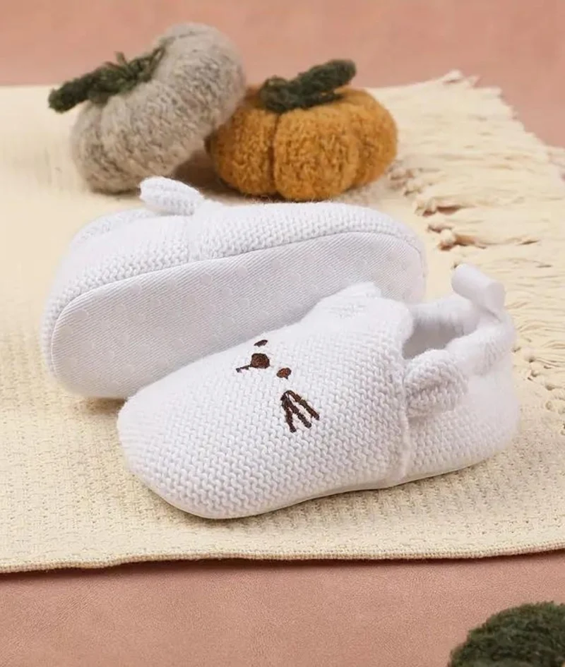 Mocassins Souples Avec Motif Chaton Pour Bébé Fille
