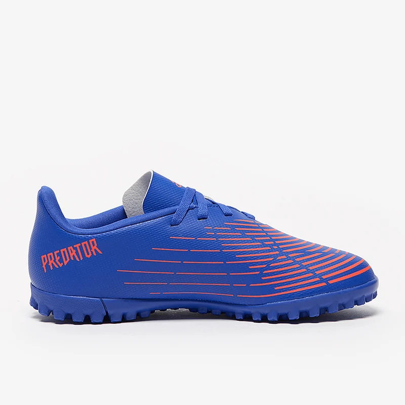 adidas Enfant Predator Edge.4 TF - Bleu Hi/Turbo/Bleu Hi