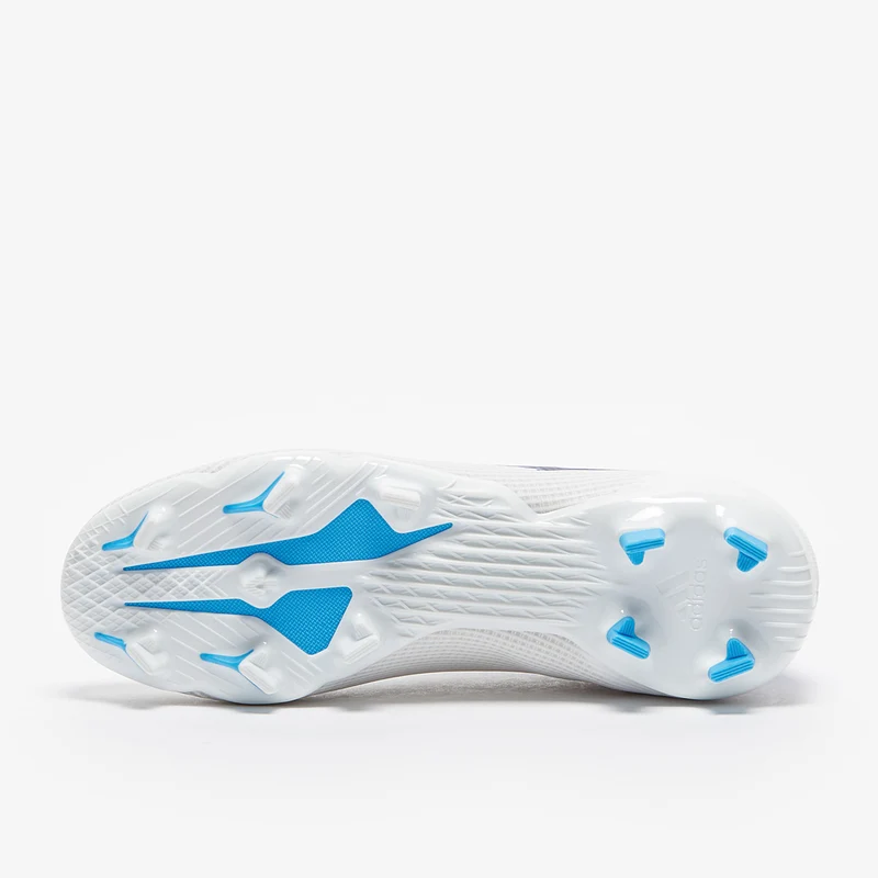 adidas Enfant X Speedflow.3 Laceless FG - Blanc/Indigo/Bleu Hi