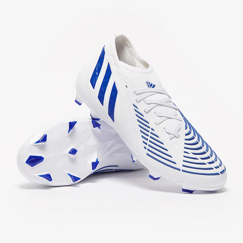 adidas Predator Edge.2 FG - Blanc/Bleu Hi