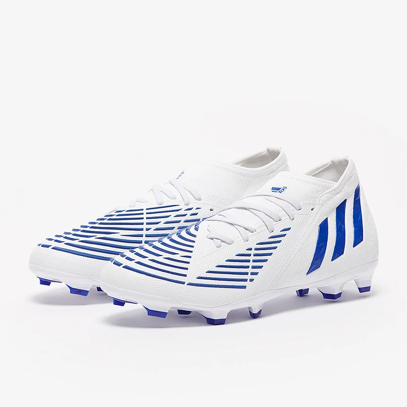 adidas Predator Edge.2 FG - Blanc/Bleu Hi