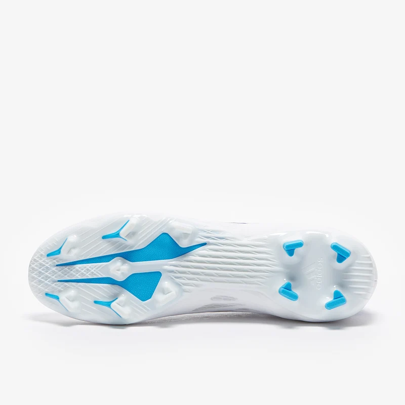 adidas X Speedflow.3 Laceless FG - Blanc/Indigo/Bleu Hi