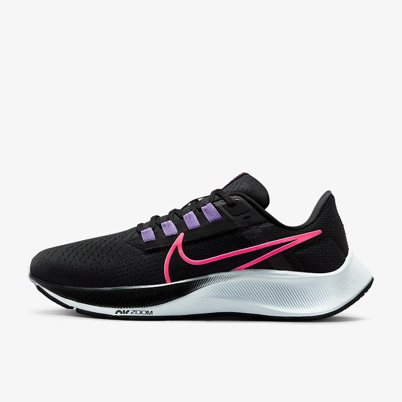 Ã‚Â Nike Womens Air Zoom Pegasus 38 - Black/Hyper Pink-Lilac